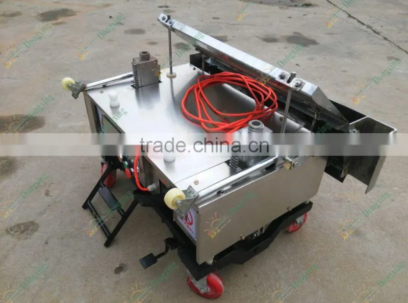 most popular new design automatic wall cement plastering machine