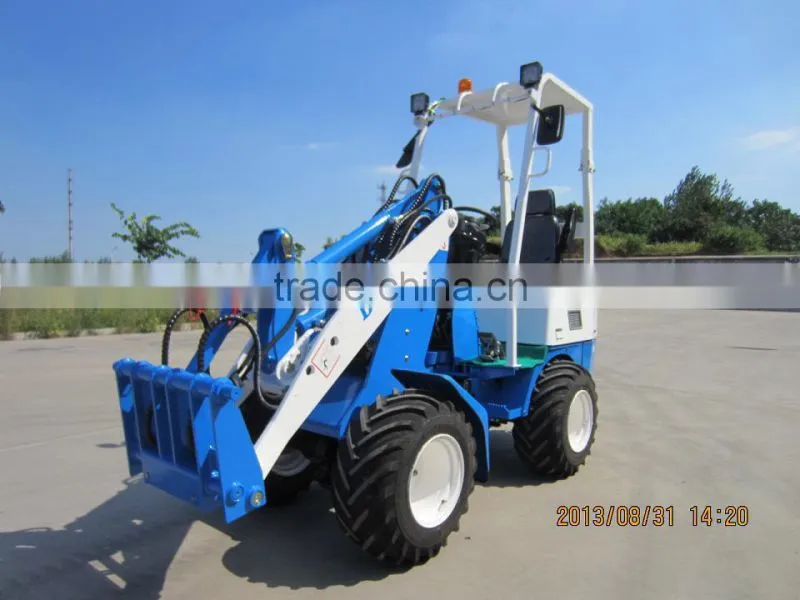 CE top quality 800kg capacity ZL08 mini wheel loader