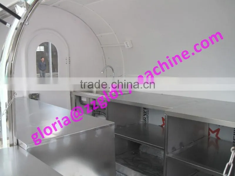 2017 Hot sale customized food truck van/food trailer/ fast food truck