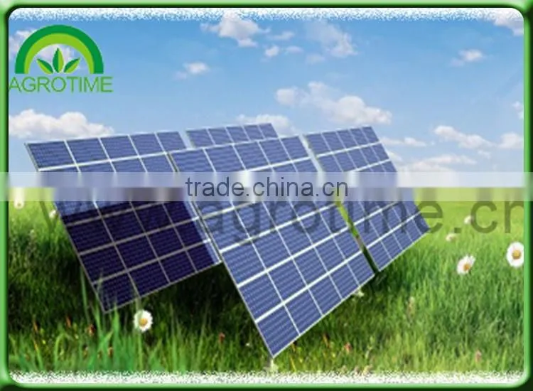 Solar panel for greenhouse