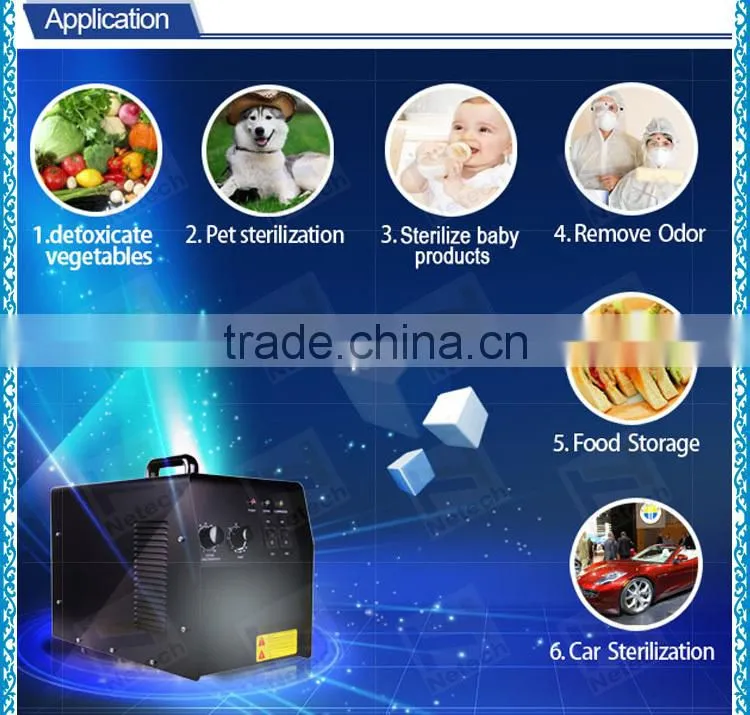 2G - 6G Portable Ceramic Ozone Tap Equipment / high working rate