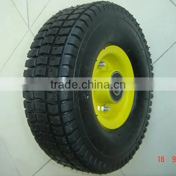 2.50-4 small rubber wheel/ trolley wheel/pneumatic wheel