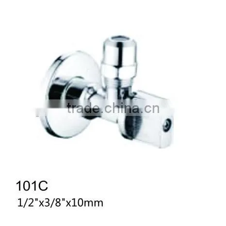 Sanitary Brass Angle Stop Valve(with long nut 3/8"*10mm)