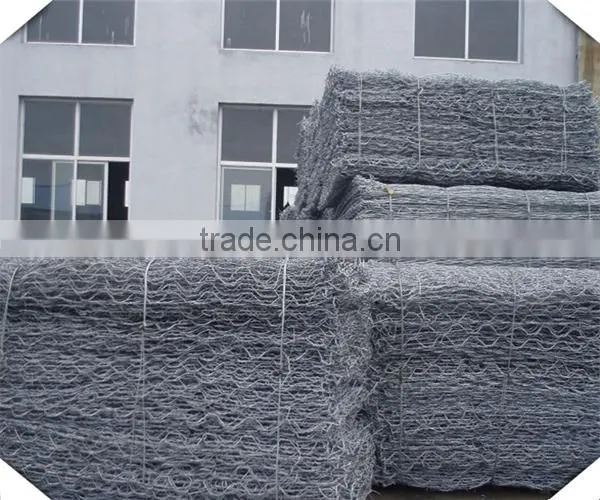 high quality gabion retaining wall / galvanized gabion basket