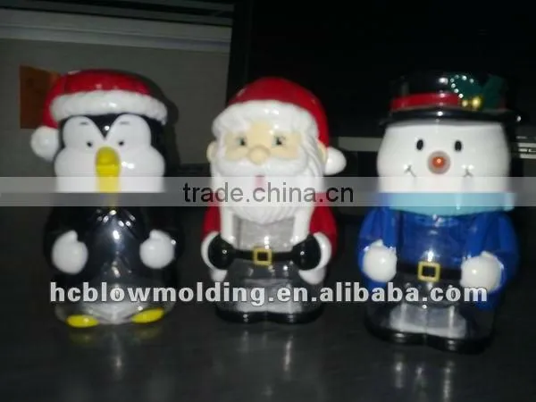 OEM Blow Molding plastic Cartoon figures statue Father Christmas Huizhou factory