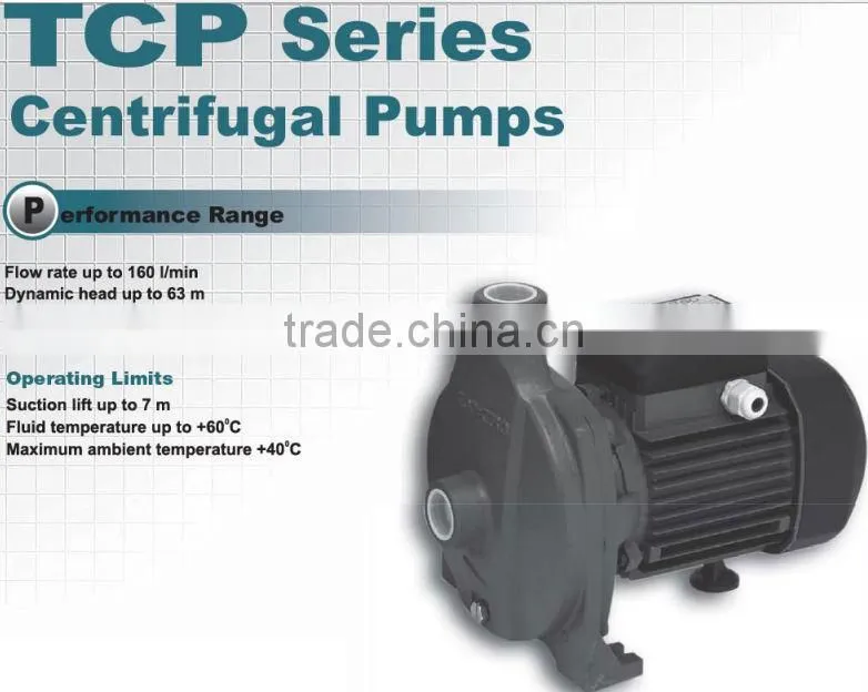 Cast iron centrifugal single phase pump TCPm 152