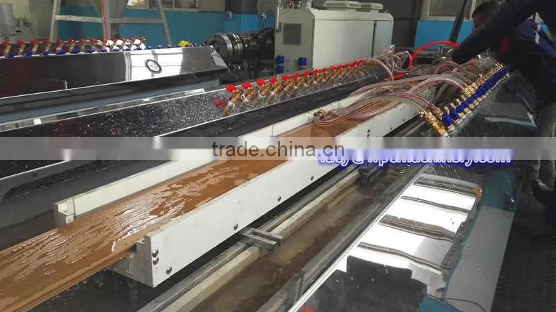 Wood Plastic WPC Outdoor Fence Panels Composite Machine wpc profile machinery