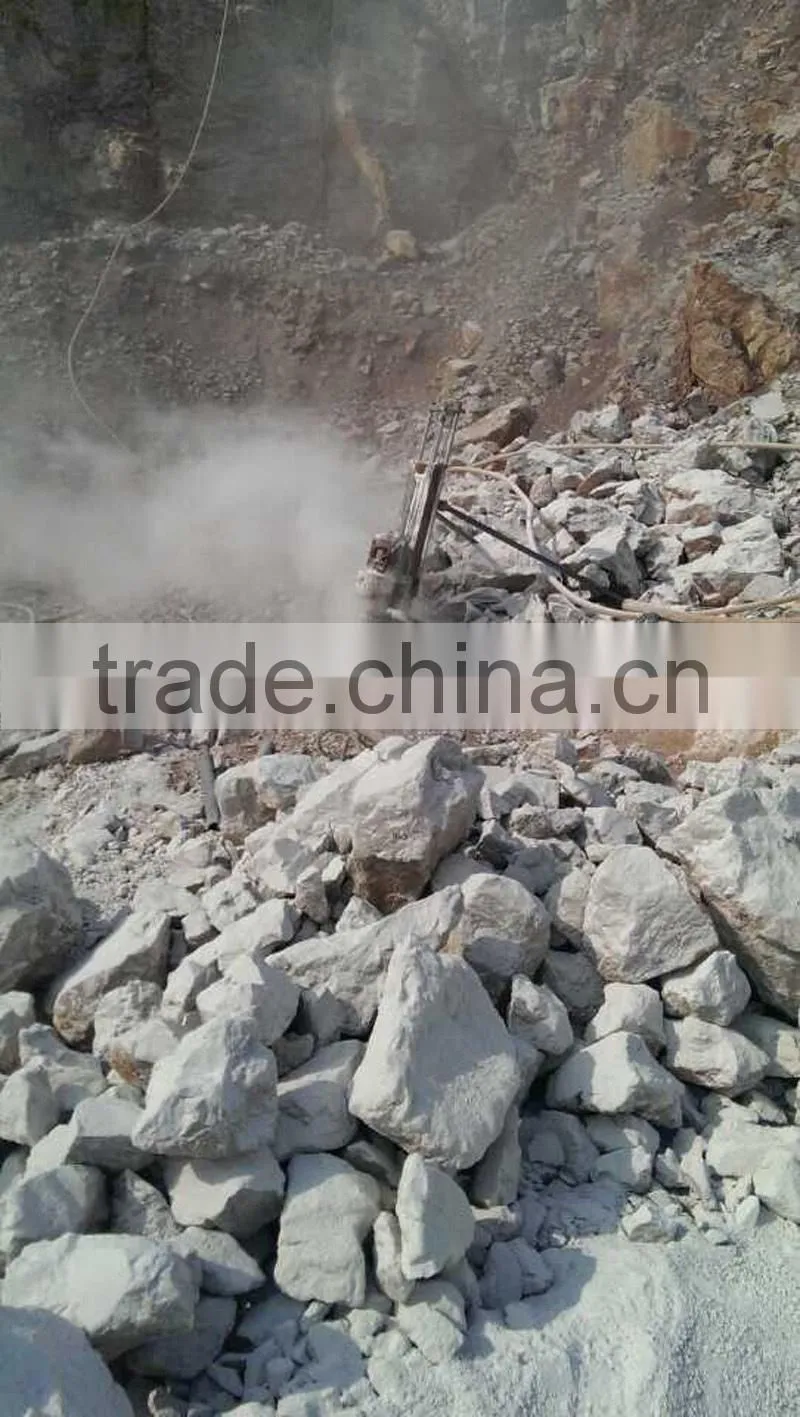 high efficiency and energy saving motor driven DTH air leg rock drill rig