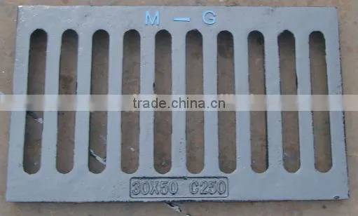 BS EN124 ductile iron swimming pool gutter grating