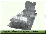 European Style Tombstone,green Tombstone,Multicolor Green Tombstone Granite