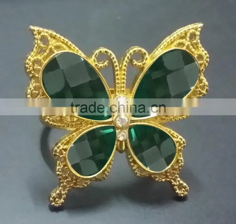 new gold crown napkin ring,event favor napkin ring
