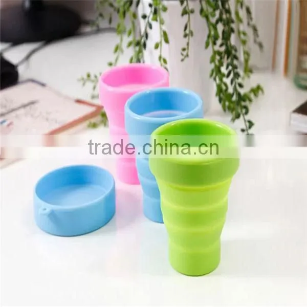 Fashion design Foldable Coffee Silicone Cup