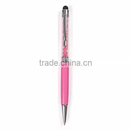shiny bling ballpoint pen with screen touch