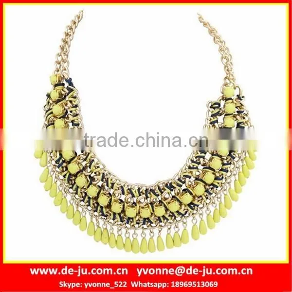 National Features Pink Bead Necklace Designs