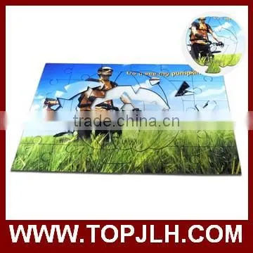 Topjlh 2017 Hot Blanks DIY wood Sublimation MDF Puzzle