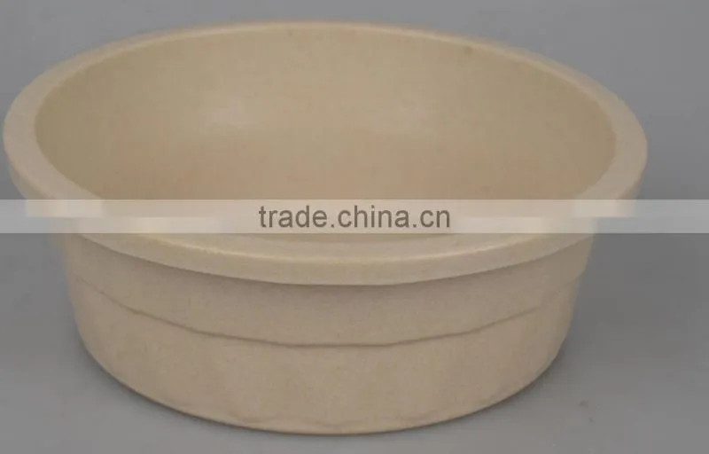 new material bamboo charcoal powder pet bowl