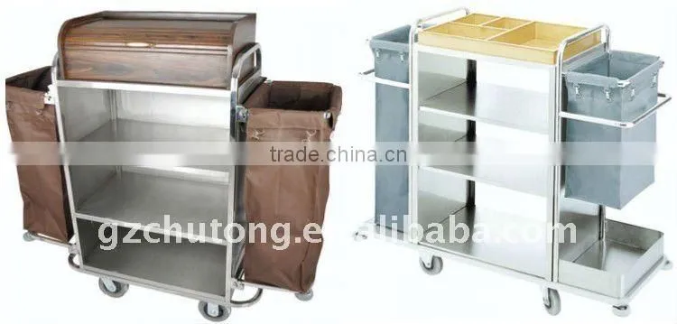 Hotel guest room service cart