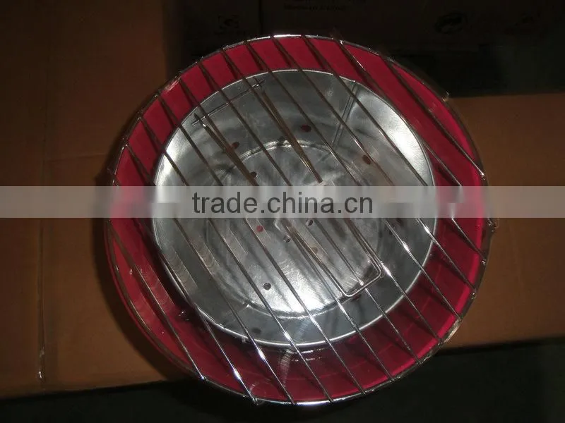 Portable bbq set