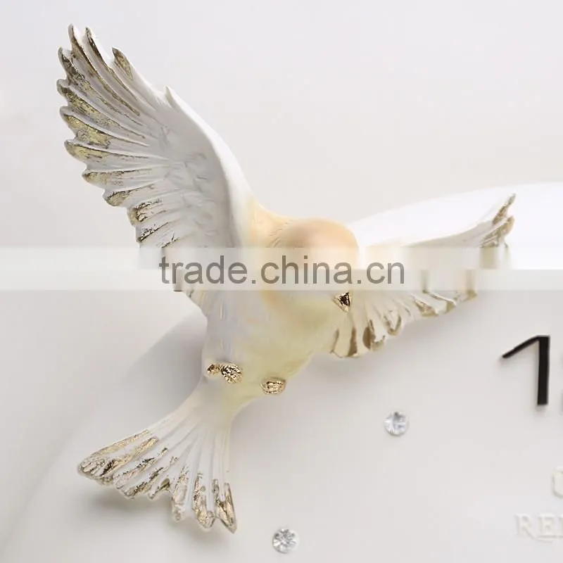 M0027 Momoda Living room Creative modern fancy elegant 3D flower wall clock quiet quartz decoration large wall clock