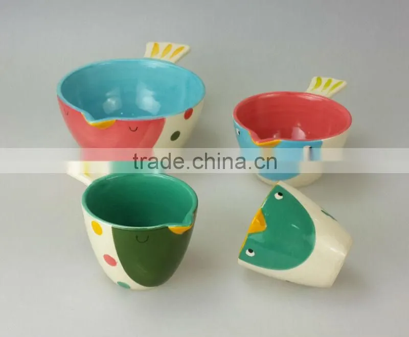 BT5 CERAMICS wholesale bird shape Ceramic measuring cups