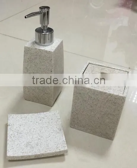Bathroom set, set of FOUR (Cuboid)
