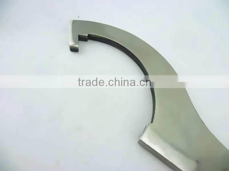High quality stainless steel hand tool open wrench hook wrench