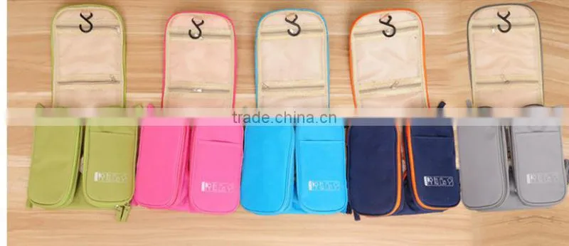 Women's Fashion Waterproof Polyester Cosmetic Makeup Storage Bag Hanging Travel Toiletry Bag