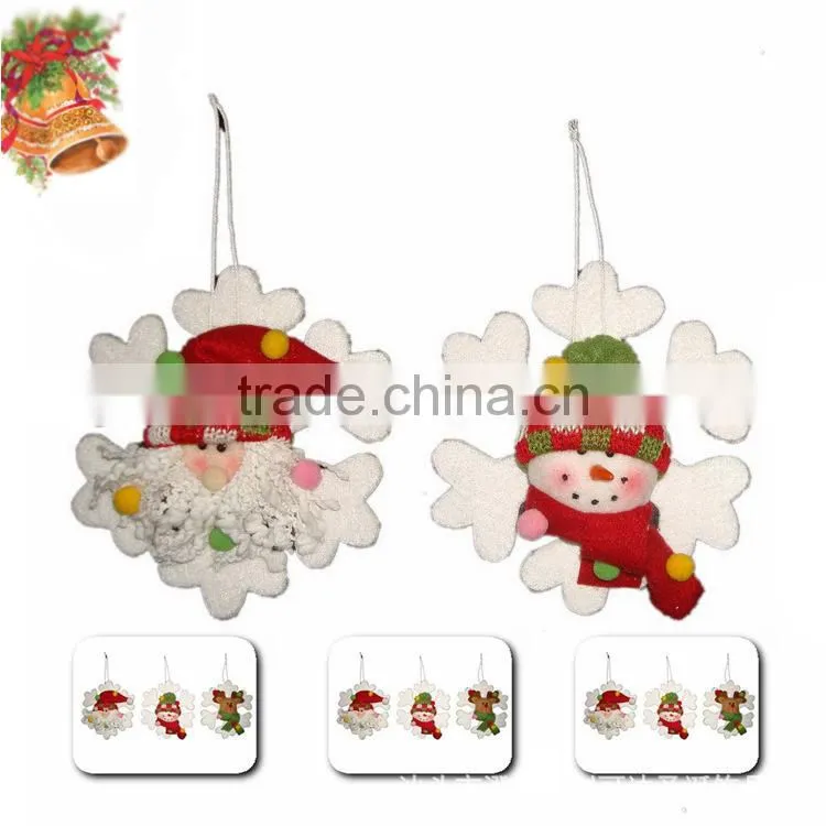 Fashion Christmas Snowman Deer Snowflakes Christmas Tree Ornament Cheap Christmas Tree Decoration