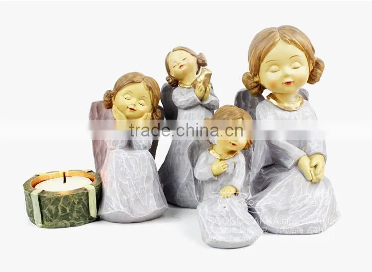 Natural Resins European Retro Romantic Creative Candle Holders China Traditional Crafts Ornaments Candlestick Wedding Decoration