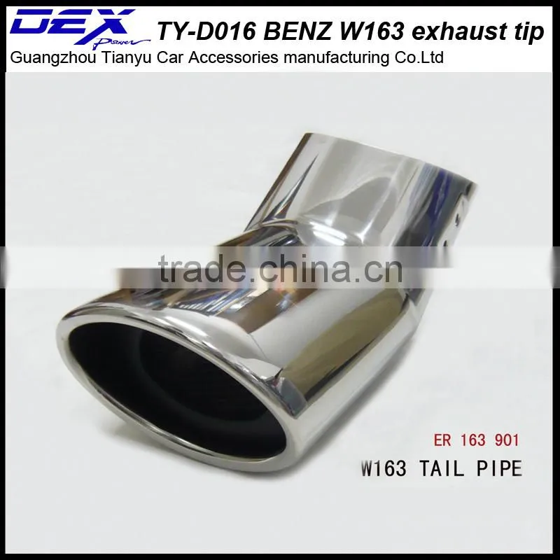 auto exhaust muffler tip for ben z w163