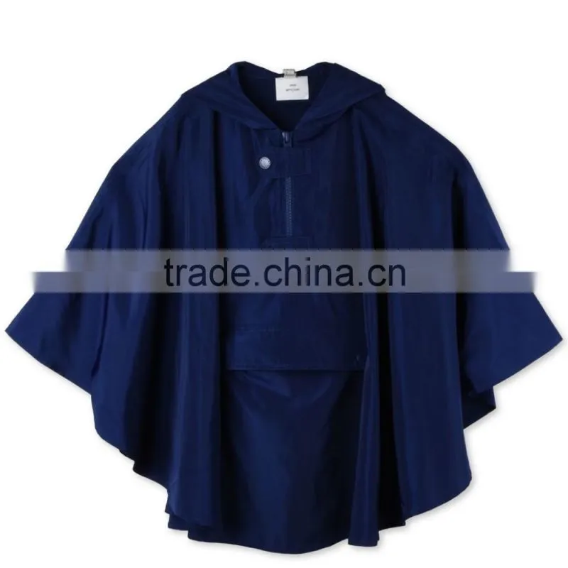 Blue Froggie Raincoat Cape With Monster Printed Hood Kid Wear Child Clothing HSC5940