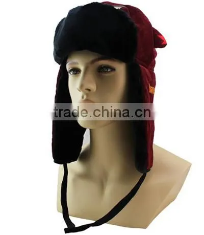 2014 Korean Earflaps Mens Winter Fur Hat