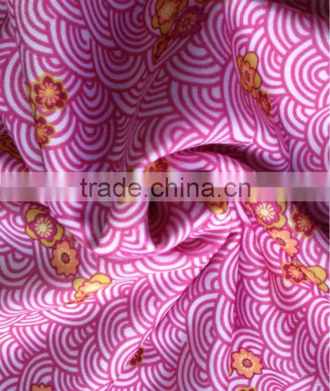 sublimation digital printing knitting fabric