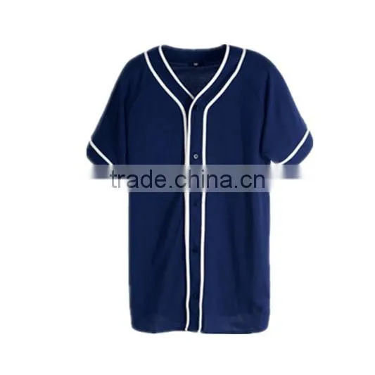 Cannda custom button down baseball jersey wholesale