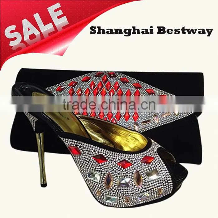 High quality italian party shoes and bags,green party shoes,women low heel party shoes