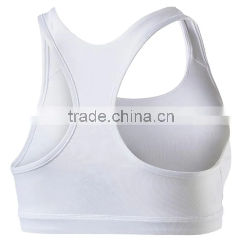 Wholesale women sexy custom blank plain fashionable sports training bra top