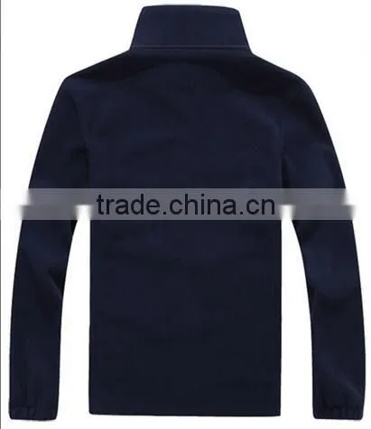 Custom brand design full zipper micropolar sweatshirt