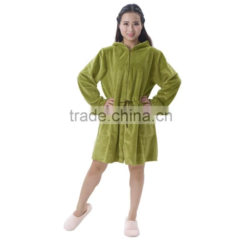 Fashion girl korea style one piece bathrobe