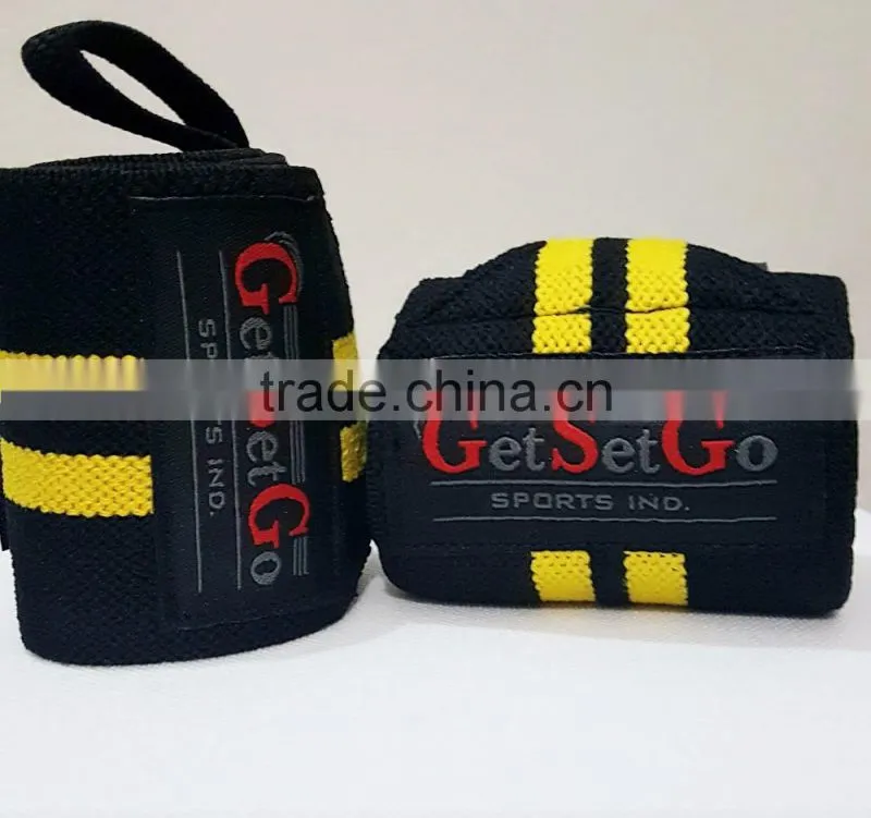 2016 Custom Weight lifting Fitness Wrist Wraps