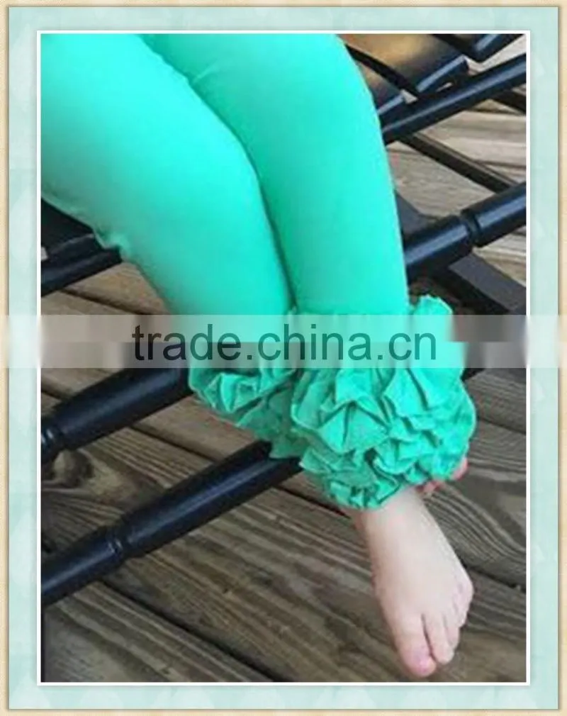 wholesale ruffle raglan icing ruffle pants solid color triple ruffle leggings pants sew sassy icing leggings