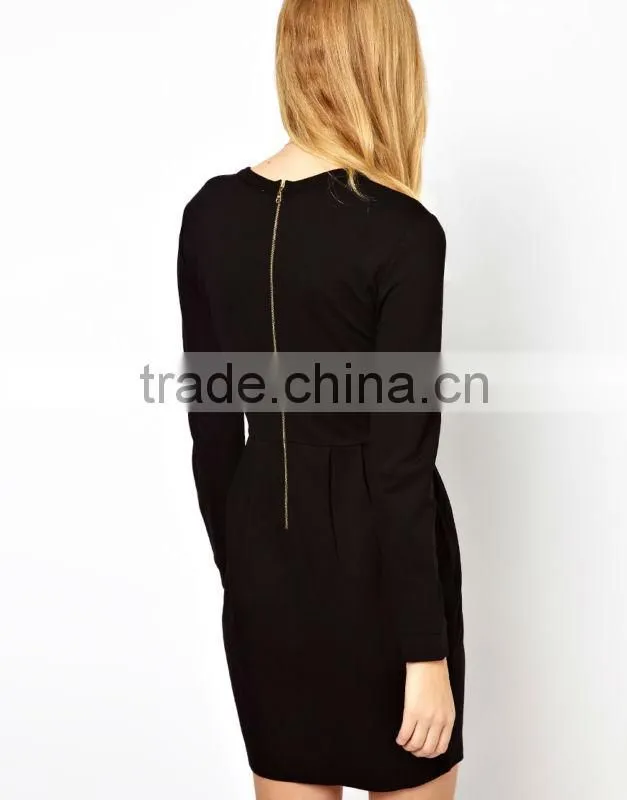 soft stretch jersey sweat dress