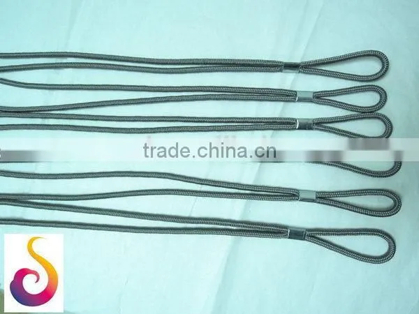 Best quality unique metal tip nylon twisted handle rope