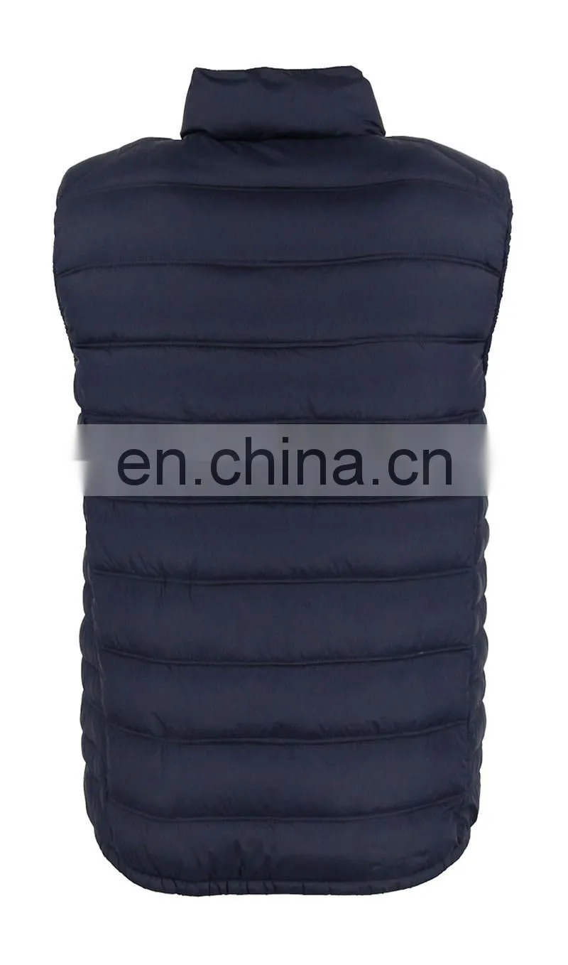 2017 custom winter warm mens cheap puffer vest
