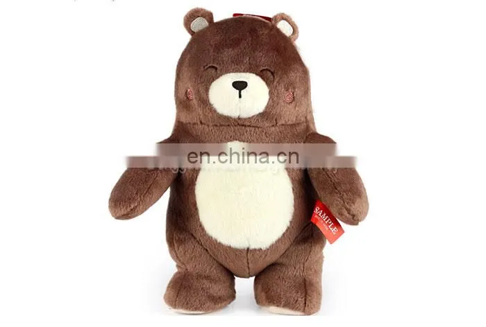 Best made cuddly brown plush stuffed bear soft toys