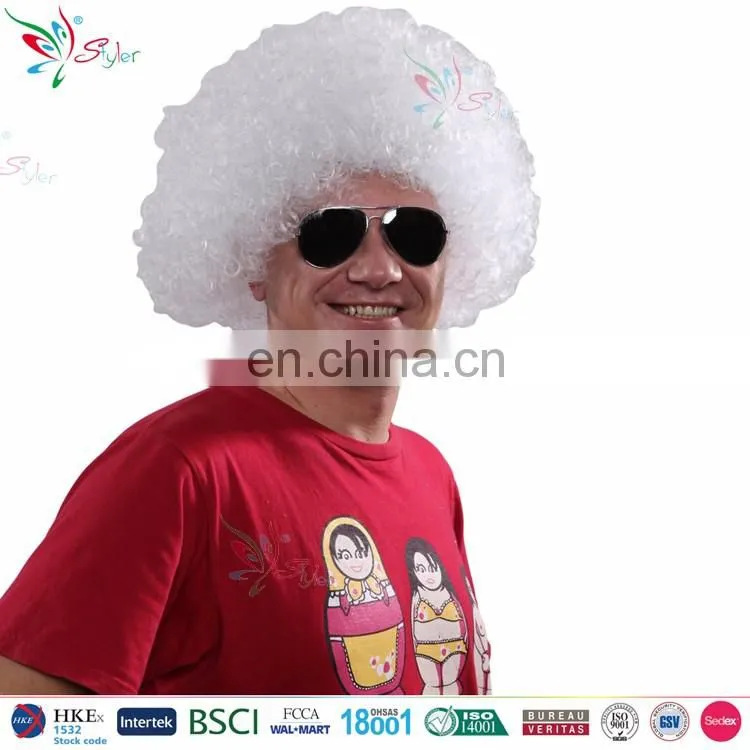 120g party cheap cheering Soccer football fan wig