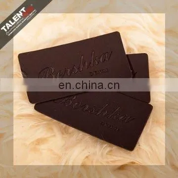 fashion denim PU leather labels