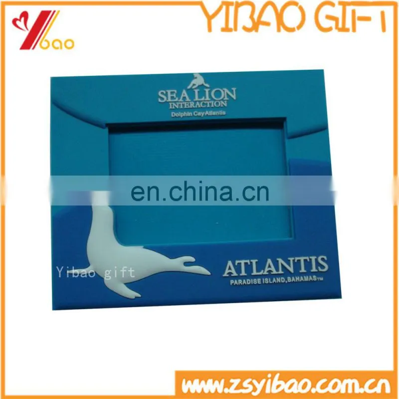 3D PVC colorful photo frame accept customized shape