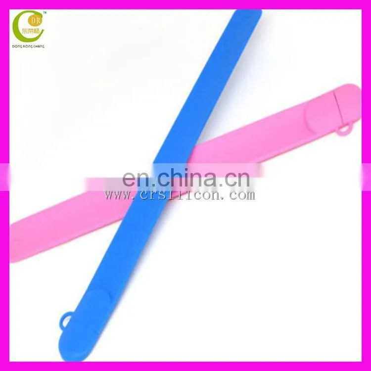 Promotion Gift Christmas Present Colorful Silicon Wristband/ Bracelet Usb Flash Drive