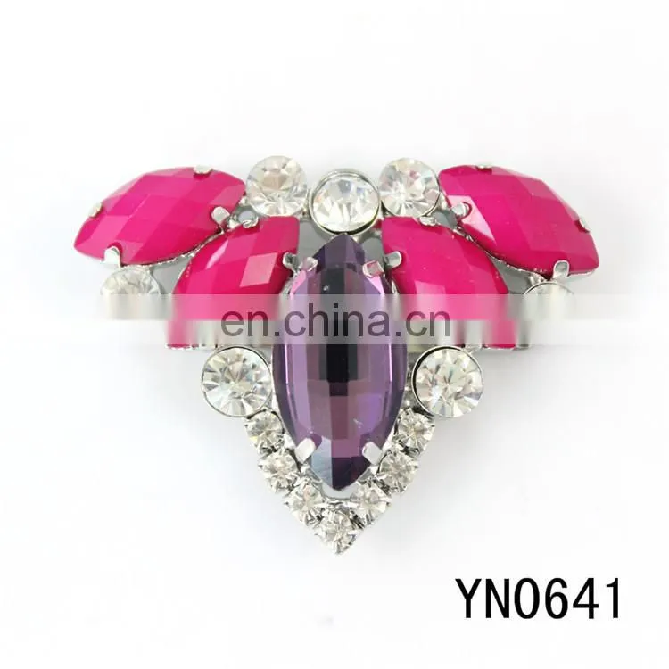 2014 hot sale fashion rhinestone accessories buckle for shoes