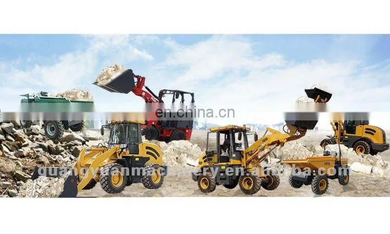 Light construction machinery 1.2ton ZL12 CE mini shovel used wheel Loader